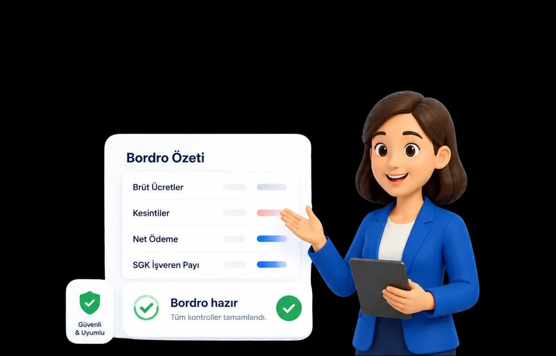 Bordroyu kendiniz yönetme veya danışmanlığa devretme ekranı