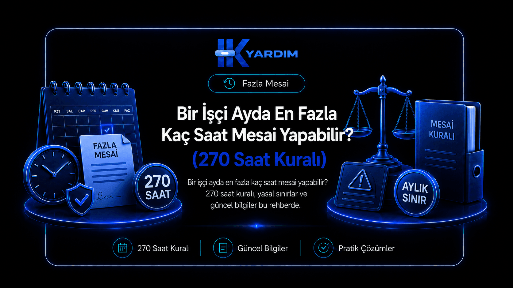 Bir İşçi Ayda En Fazla Kaç Saat Mesai Yapabilir? (270 Saat Kuralı)